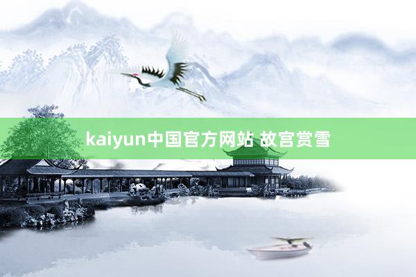 kaiyun中国官方网站 故宫赏雪